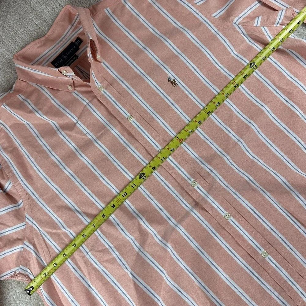 VTG Polo Ralph‎ Lauren Regent Classic Fit Striped L/S Shirt Men's XL